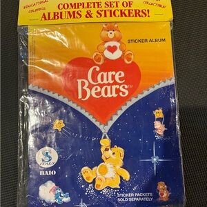 Vintage Care Bears Sticker Album